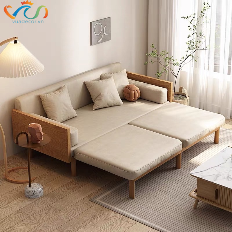 Ghế Sofa Bed, Sofa Giường Gỗ VSG03