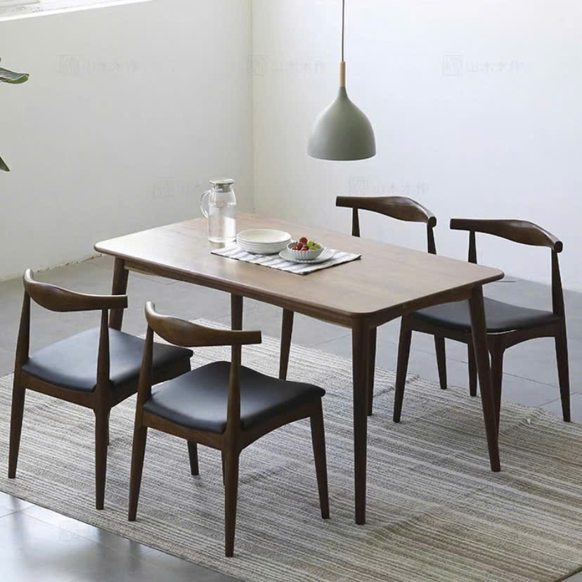 Ghế ăn, ghế cafe Elbow đệm vuông phong cách hiện đại