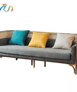 Sofa gỗ phối mây VS36 Targa