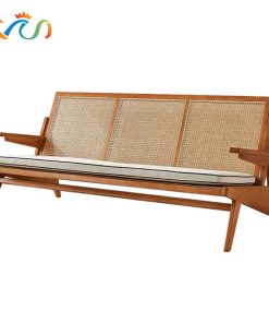 Sofa gỗ phối mây VS45 Seater