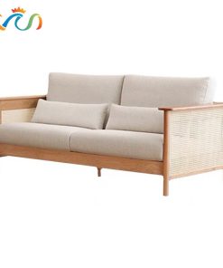 Sofa gỗ phối mây VS47 Sky