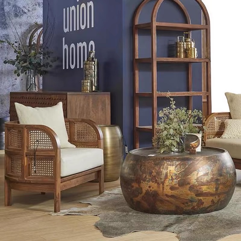 Sofa gỗ phối mây VS48 Isle