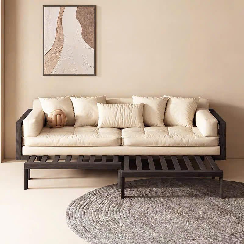 Ghế Sofa Bed, Sofa Giường Gỗ phối Mây VSG02