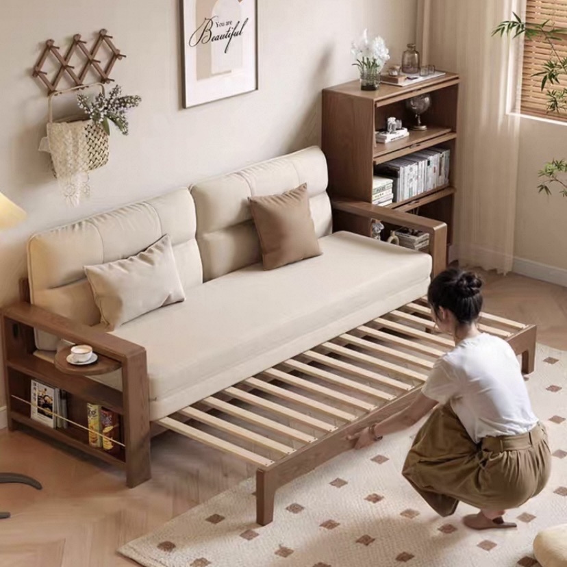 Ghế Sofa Bed, Sofa Giường Gỗ VSG06