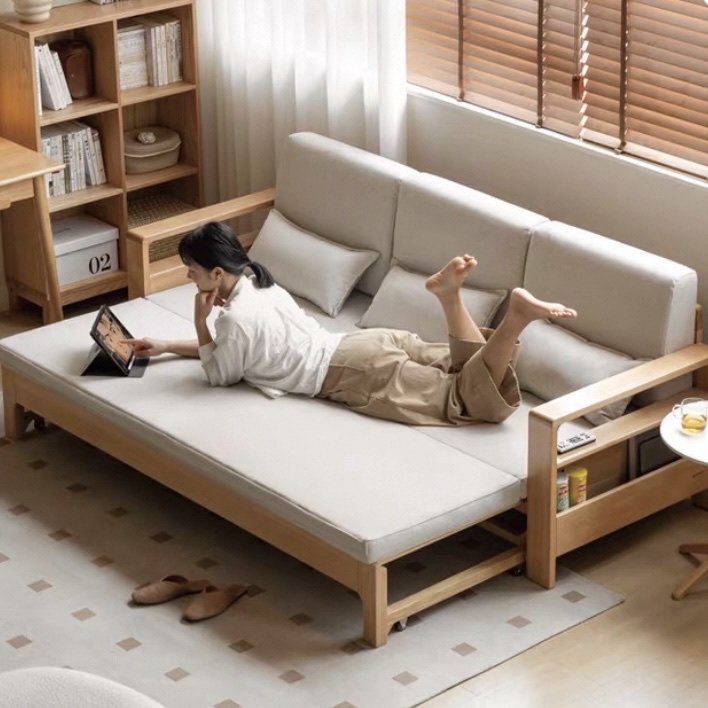 Ghế Sofa Bed, Sofa Giường Gỗ VSG06