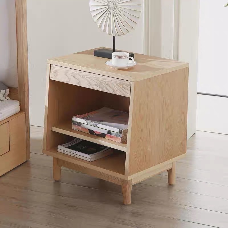 Bàn trà, Tủ tab mini gỗ phối mây VGD12