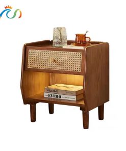 Bàn trà, Tủ tab mini gỗ phối mây VGD15