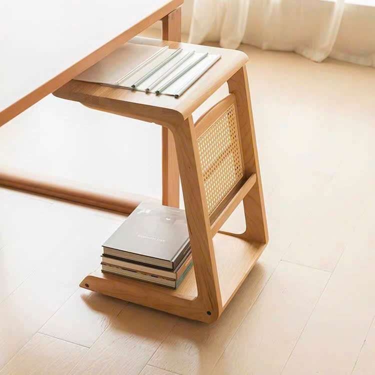 Bàn trà, Tủ tab mini gỗ phối mây VGD19