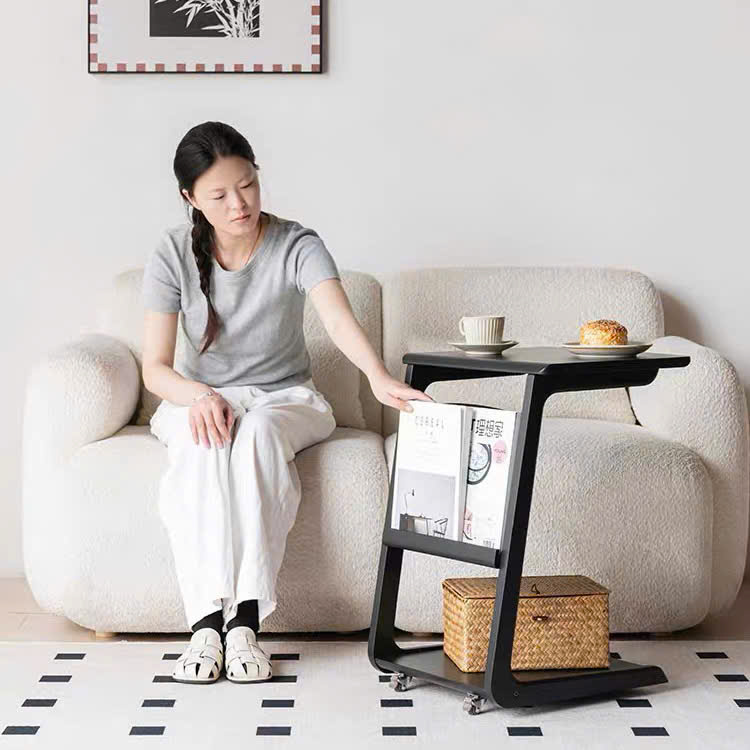 Bàn trà, Tủ tab mini gỗ phối mây VGD19