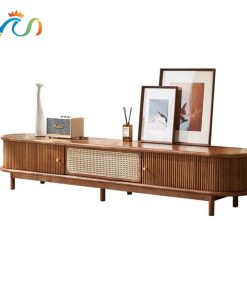 Kệ ti vi cánh mây gỗ tự nhiên KTV02