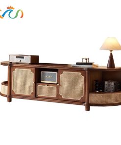 Kệ ti vi, trang trí phòng khách cánh mây KTV09