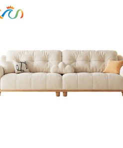 Ghế sofa gỗ đệm nỉ VS54