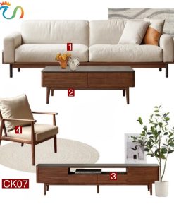 Combo nội thất phòng khách VUADECOR CK07 (GIÁ TỐT SIÊU HỜI)