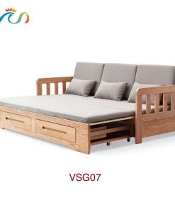 Ghế Sofa Bed, Sofa Giường Gỗ VSG07
