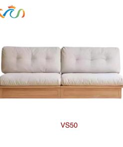 Ghế sofa gỗ đệm nỉ VSGO50