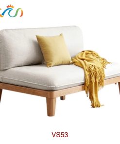 Ghế sofa gỗ đệm nỉ VSGO53