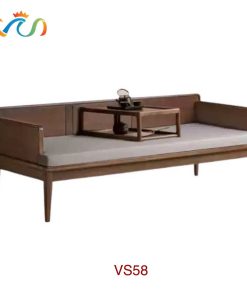 Ghế sofa gỗ đệm nỉ VSGO58