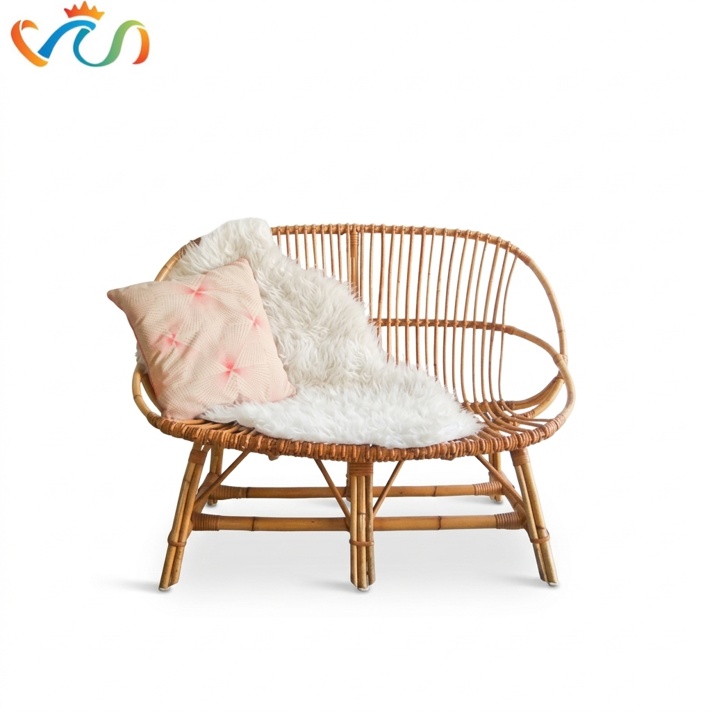 Ghế Sofa Mây VSM01 – Ghế Thư Giãn Decor Phòng Khách & Ban Công