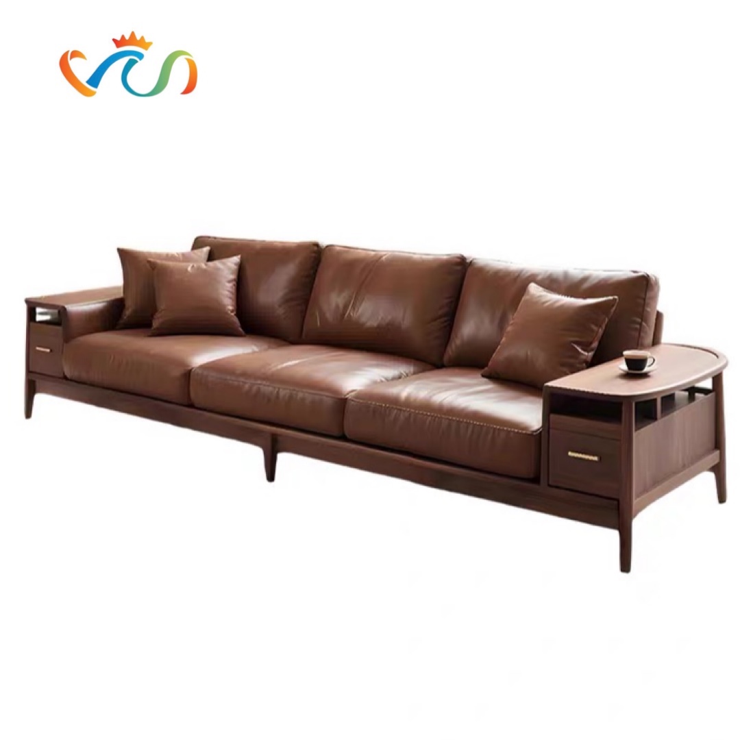 Ghế sofa gỗ đệm nỉ VUADECOR VS94