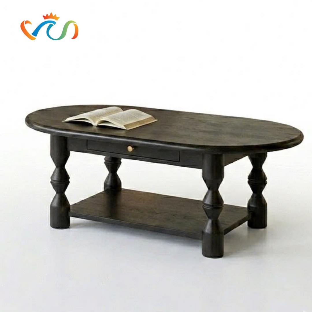 Bàn Trà - Bàn Sofa Gỗ Tự Nhiên VBT26 Phong Cách INDOCHINE SANG TRỌNG