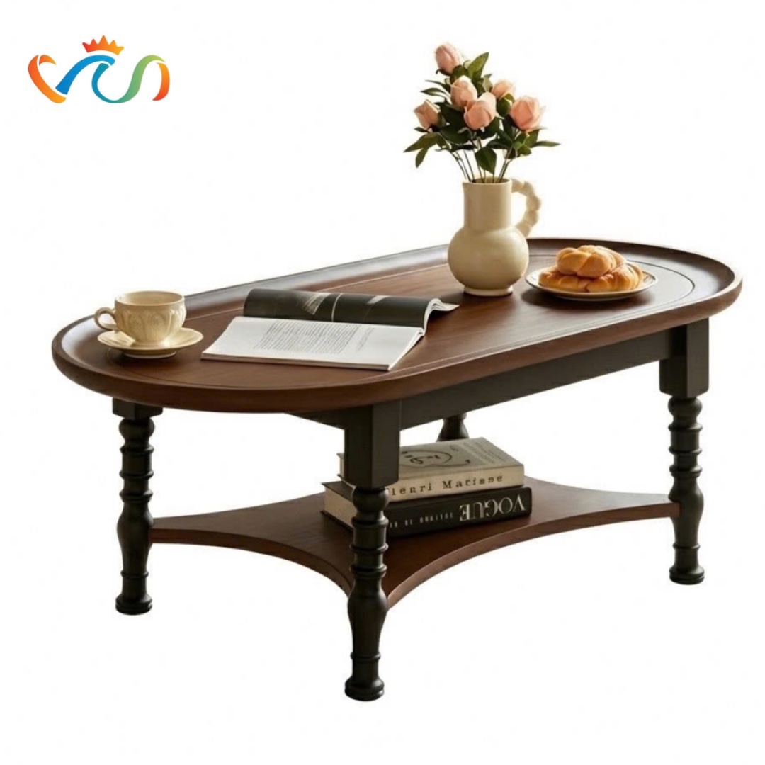 Bàn Trà - Bàn Sofa Gỗ Tự Nhiên VBT28 Phong Cách INDOCHINE SANG TRỌNG