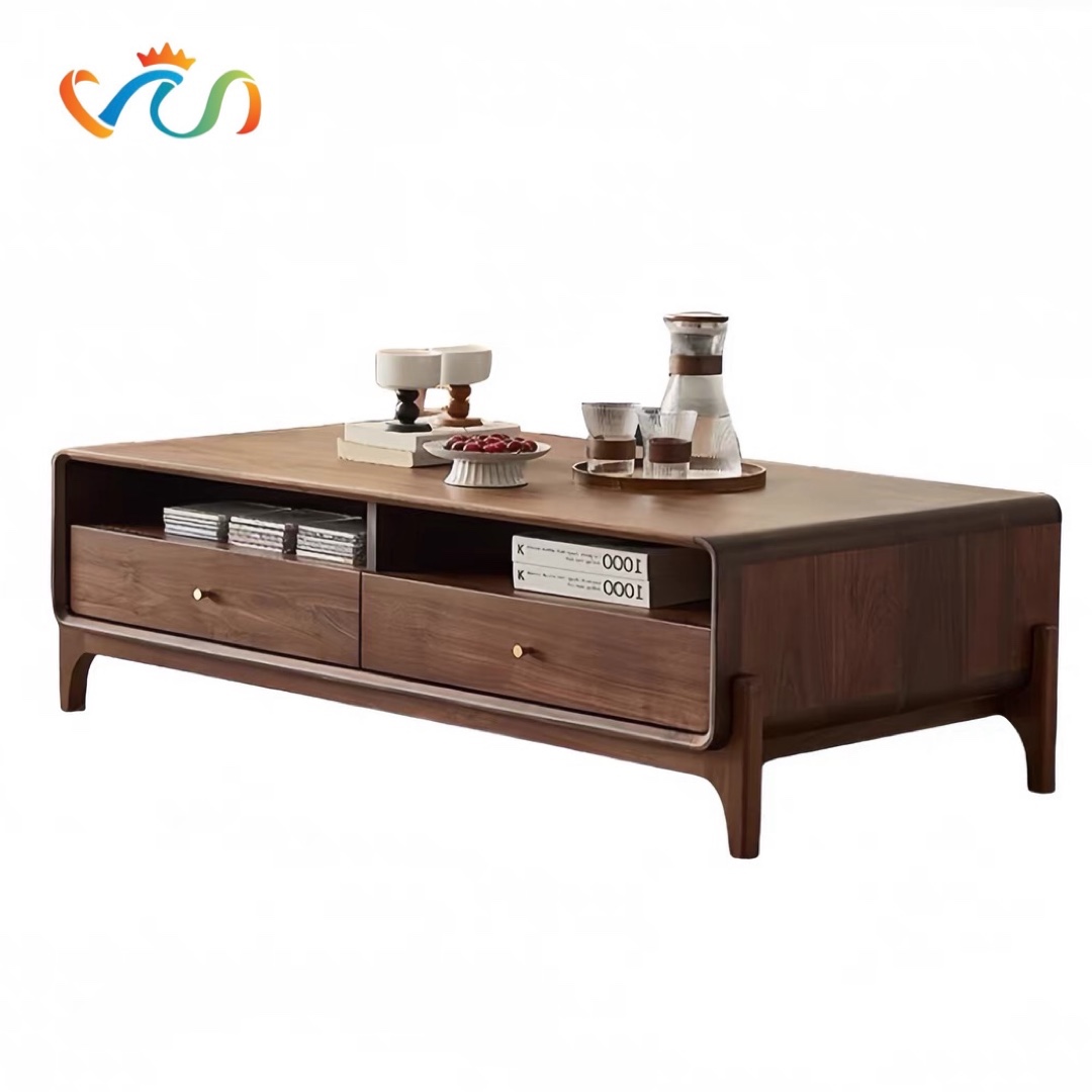 Bàn Trà - Bàn Sofa Gỗ Tự Nhiên VBT30 Phong Cách MID-CENTURY MODERN TINH TẾ