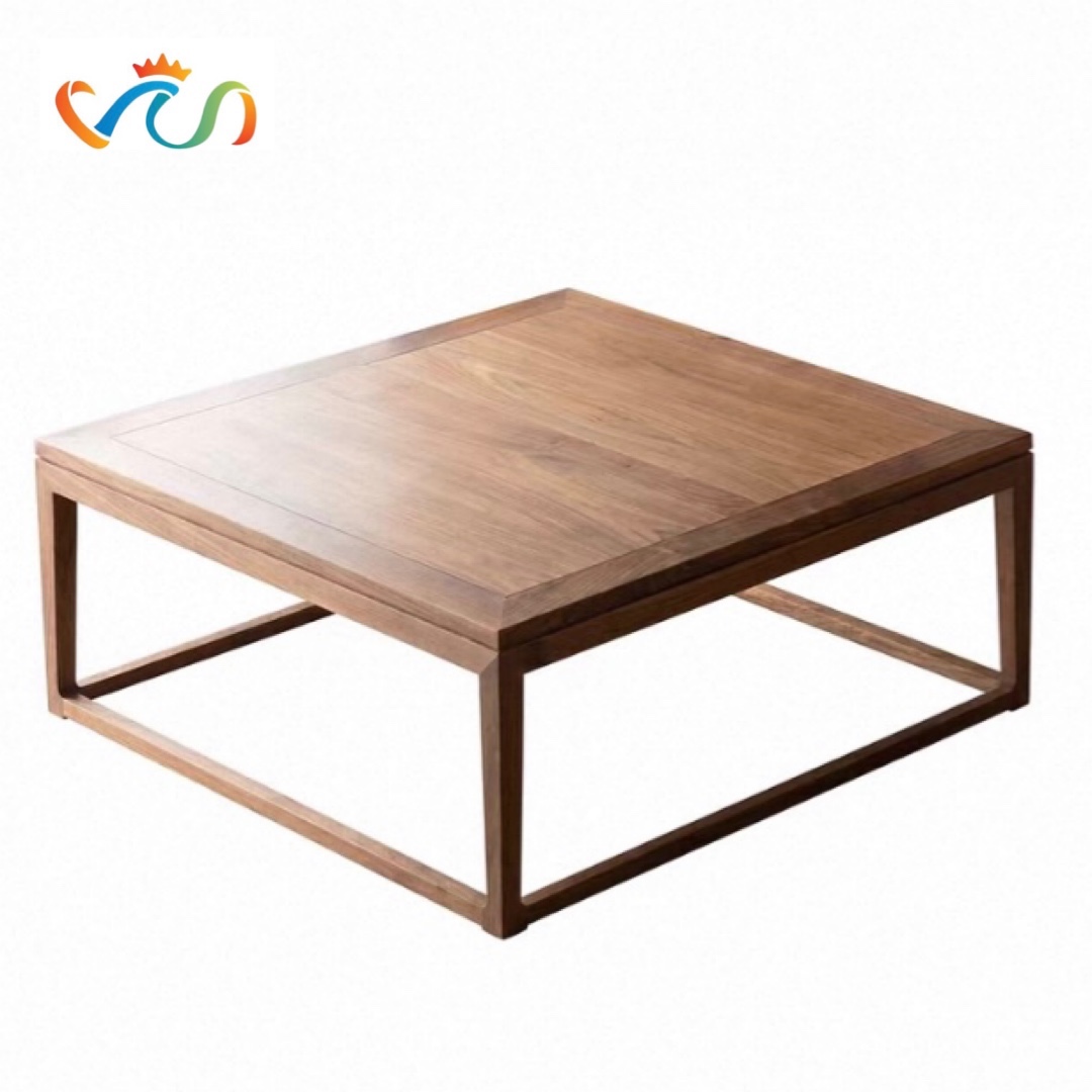 Bàn Trà - Bàn Sofa Gỗ Dáng Vuông VBT36 Phong Cách VINTAGE