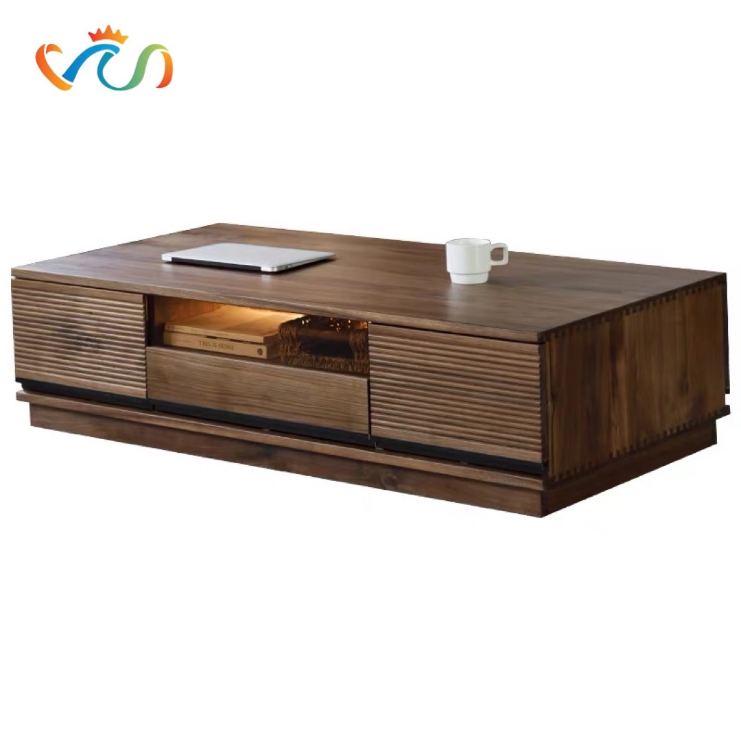 Bàn Trà Gỗ VBT42 Phong Cách VINTAGE