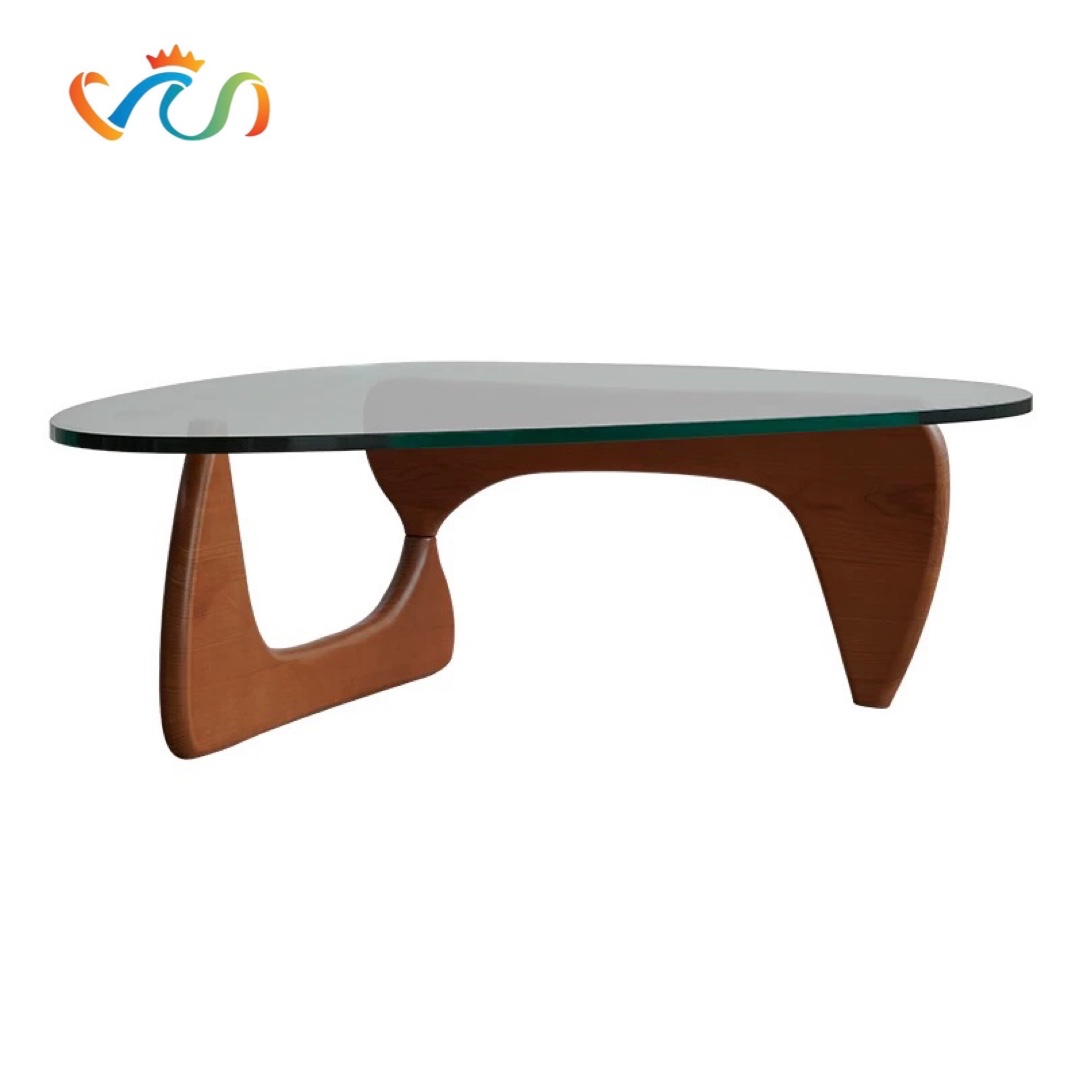 Bàn Trà Noguchi Mặt Kính VBT55 Phong Cách JAPANDI TINH TẾ