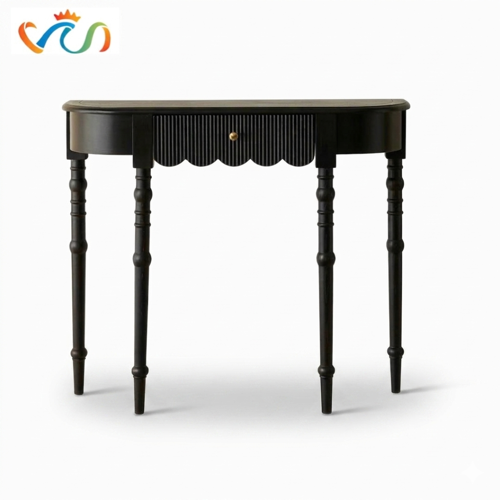 Tủ kệ Console trang trí VT83 phong cách Vintage tân cổ điển