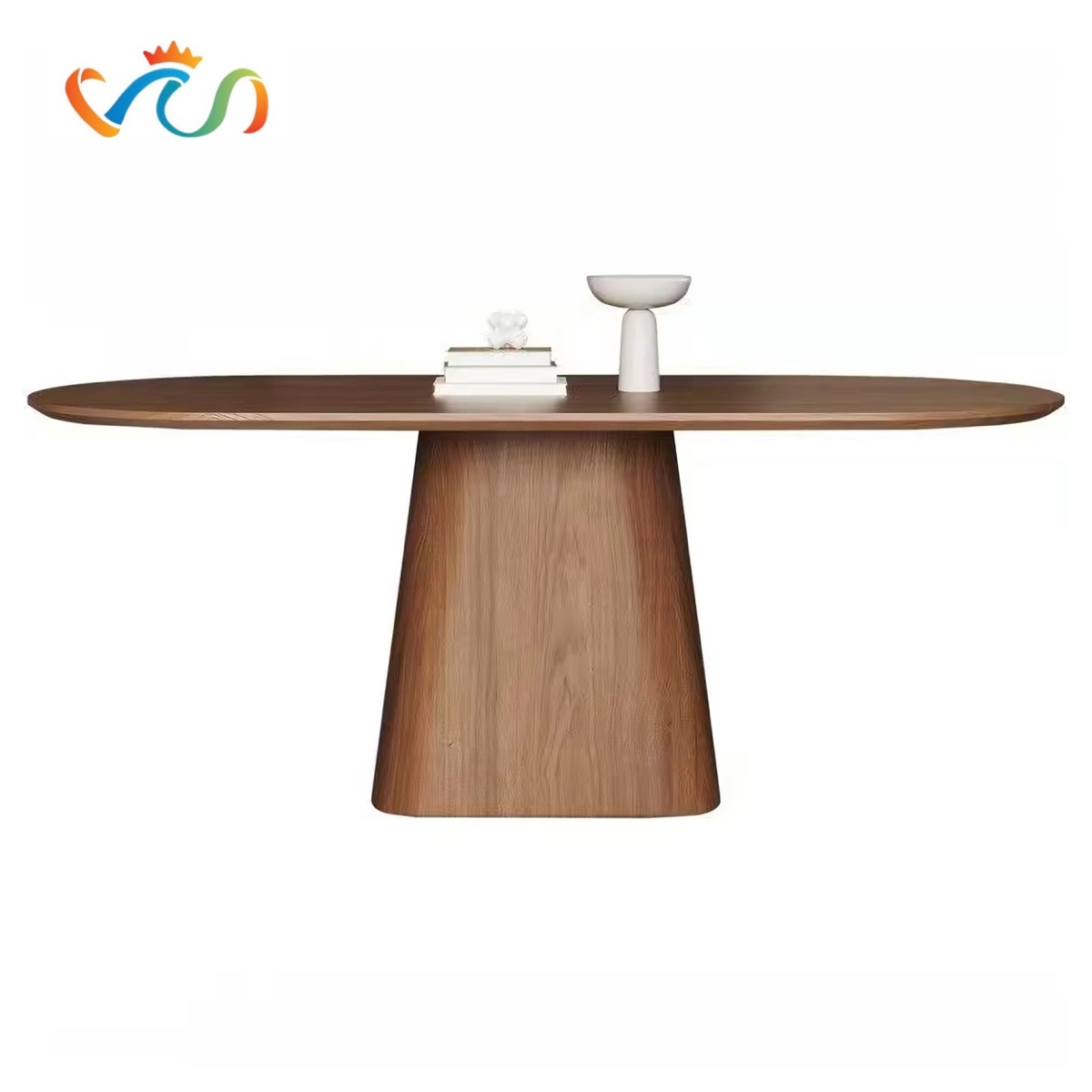 Bàn Ăn Dài CHÂN TRỤ VBA55 phong cách JAPANDI Hiện Đại
