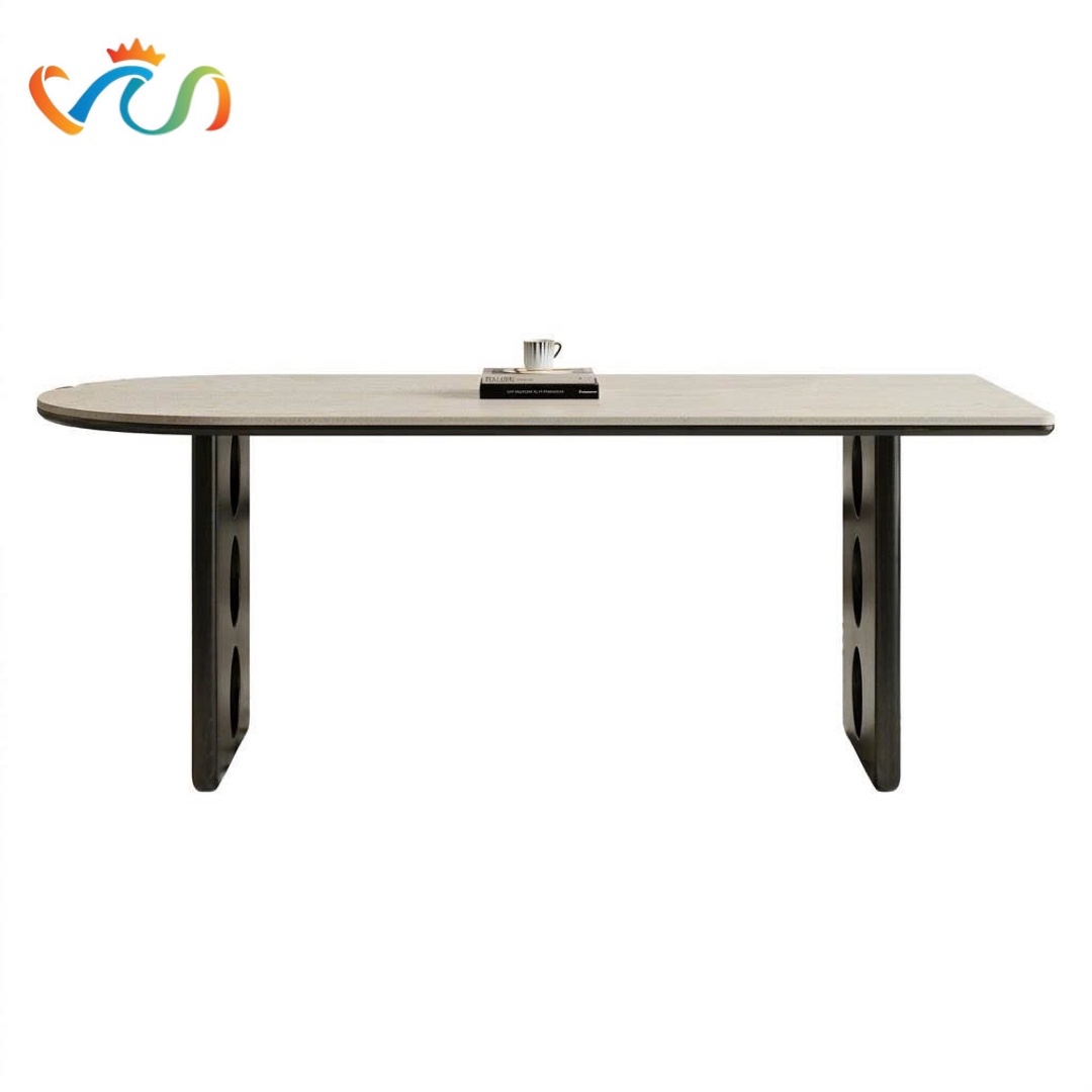 BÀN ĂN MẶT OVAL 2 CHÂN VBA80 – PHONG CÁCH JAPANDI