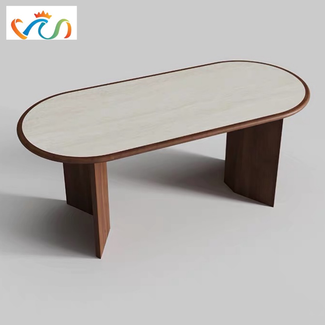 BÀN ĂN OVAL 2 CHÂN THANH VBA82 – PHONG CÁCH MODERN - BẮC ÂU