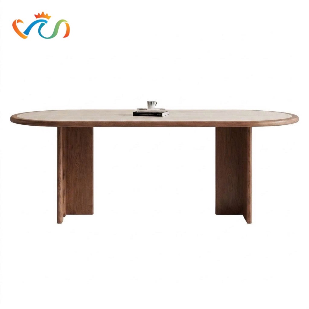 BÀN ĂN OVAL 2 CHÂN THANH VBA83 – PHONG CÁCH MODERN - BẮC ÂU