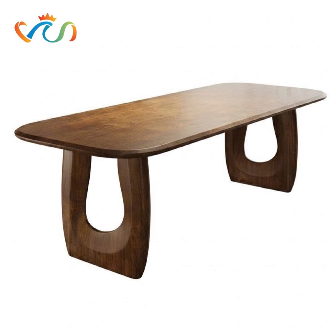 Bàn Ăn Chân Uốn Decor VBA95 phong cách Bắc Âu Sang Trọng