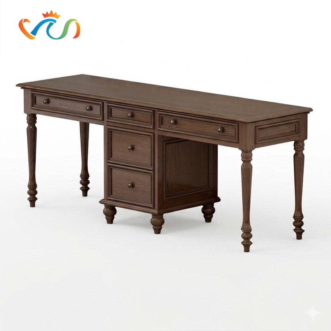 Bàn làm việc – bàn trang điểm VB37 phong cách Tân Cổ Điển
