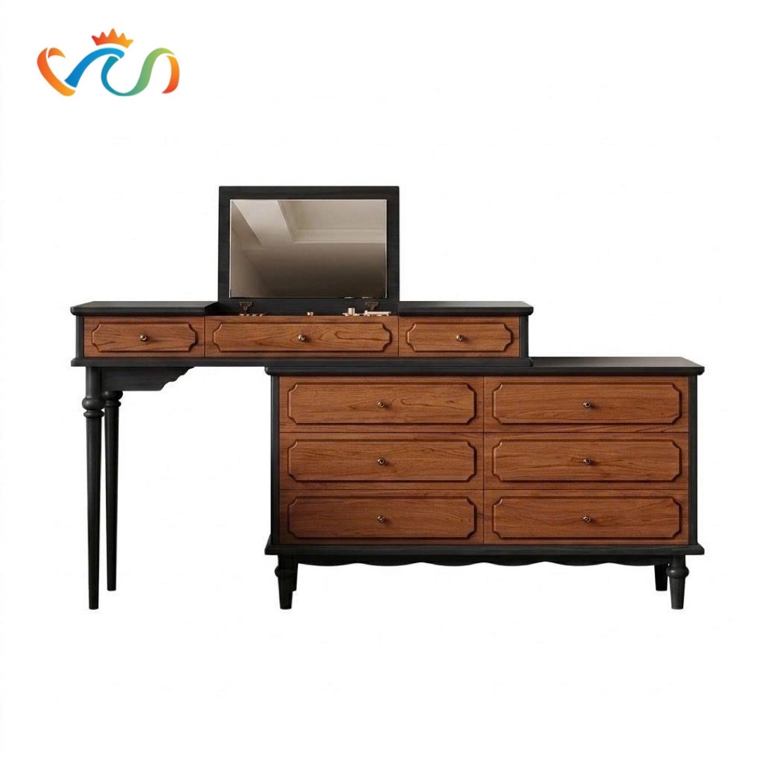 Bàn làm việc – bàn trang điểm VB40 phong cách Tân Cổ Điển