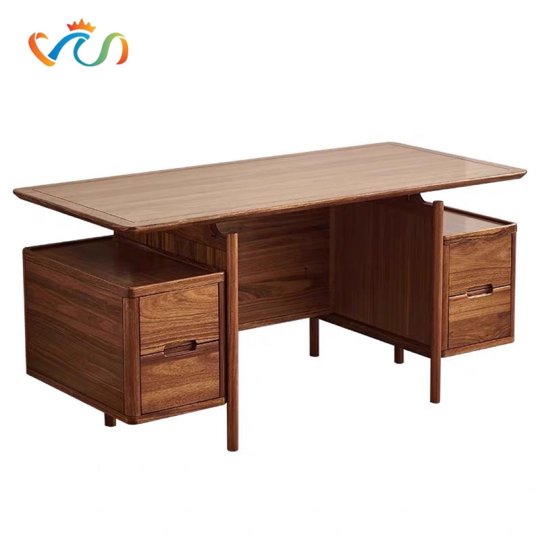 BÀN LÀM VIỆC GỖ VB76 – PHONG CÁCH MID-CENTURY MODERN