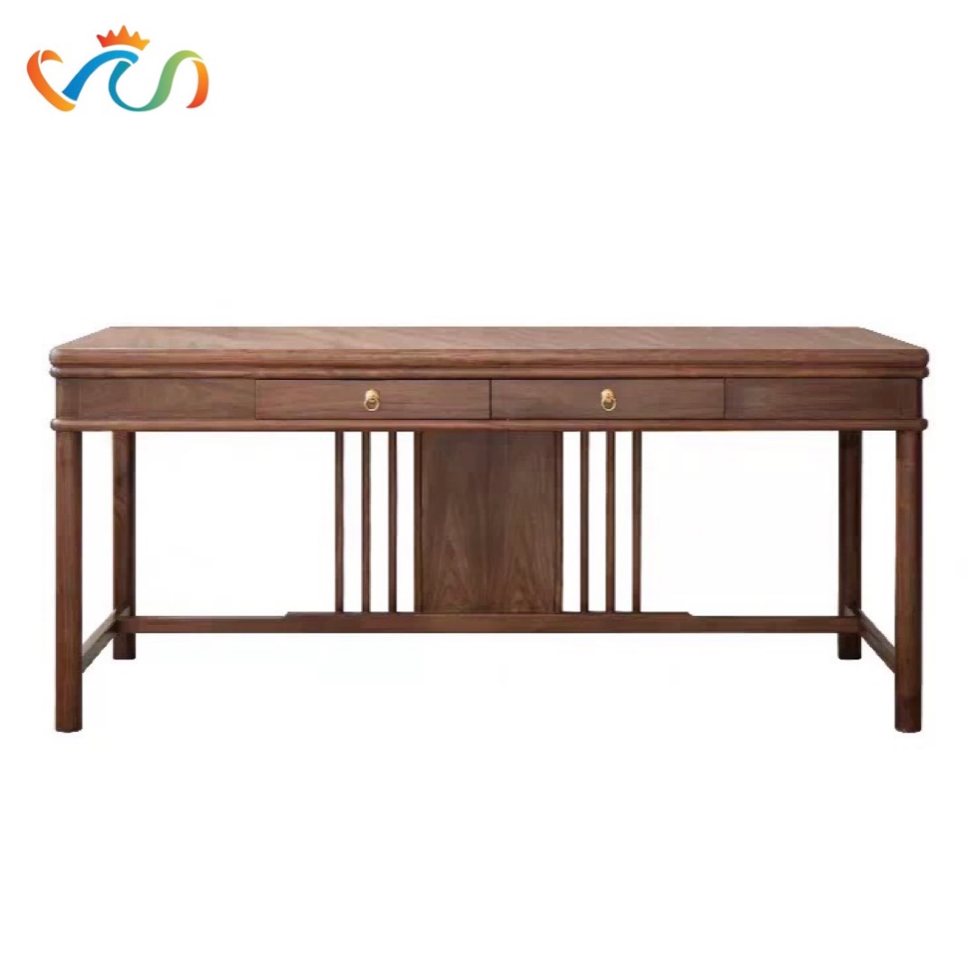 BÀN LÀM VIỆC GỖ VB78 – PHONG CÁCH TRUNG HOA GIẢ CỔ
