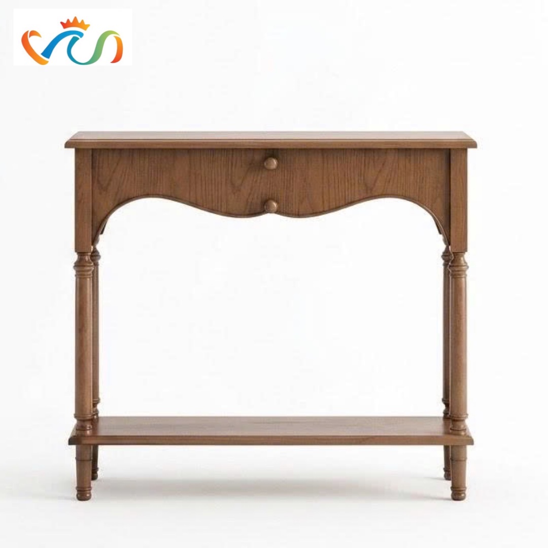 Tủ kệ Console trang trí VT87 phong cách Vintage tân cổ điển