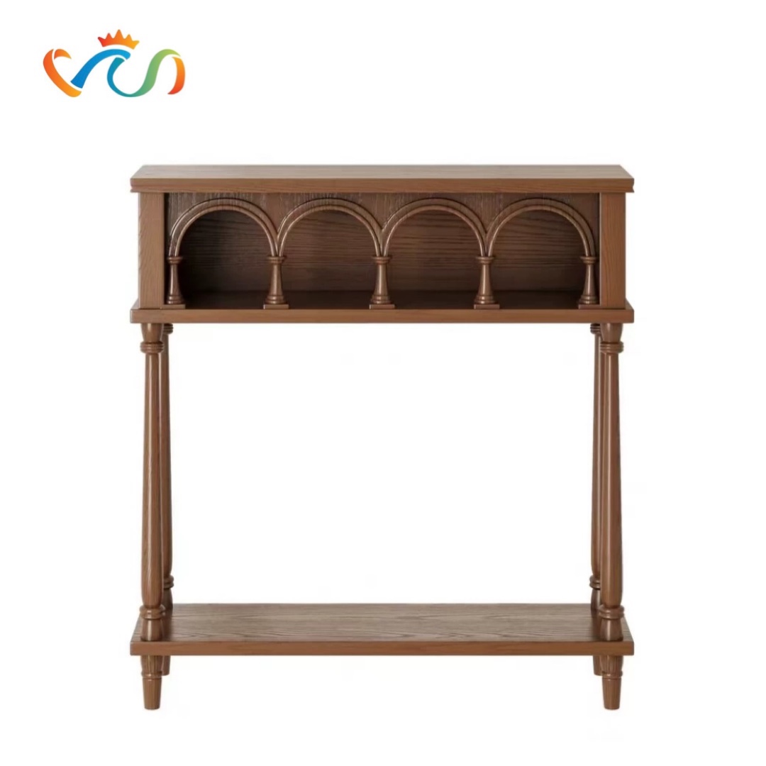 Tủ kệ Console trang trí VT88 phong cách Vintage tân cổ điển
