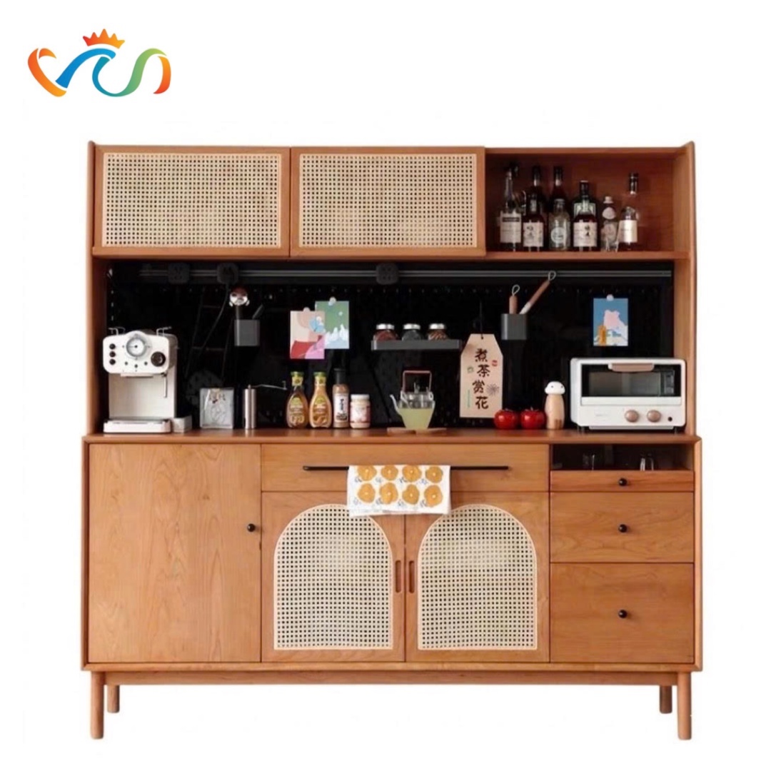Tủ bếp VUADECOR VT108 phong cách JAPANDI hiện đại và sang trọng