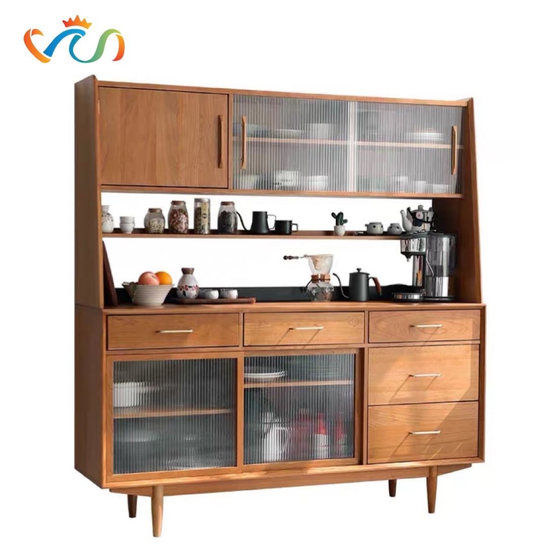 Tủ kệ bếp VUADECOR VT113 phong cách JAPANDI hiện đại