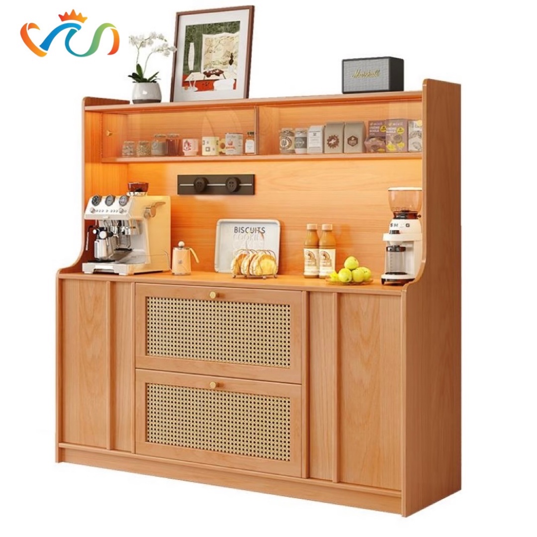 Tủ bếp VUADECOR VT128 phong cách JAPANDI hiện đại và sang trọng