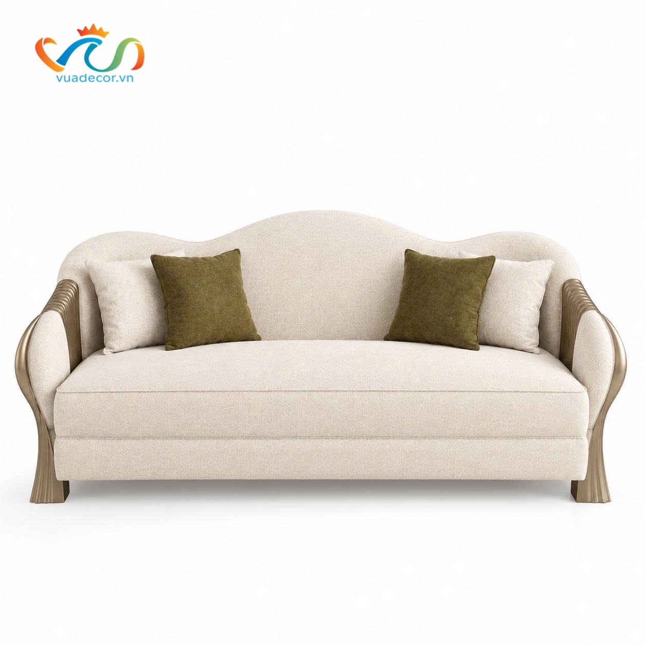 Ghế Sofa Da Cao Cấp VUADECOR VS169 - Sofa Phong Cách Tân Cổ Điển Sang Trọng Thanh Lịch